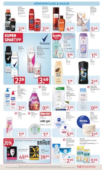 Deo Spray im aktuellen Rossmann Prospekt (Duisburg) Deo Spray im Rossmann Prospekt "Mein Drogeriemarkt" mit 26 Seiten (Duisburg)