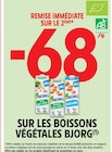 -68% de remise immédiate sur le 2ème sur les boissons végétales Bjorg à Intermarché Express dans Suresnes