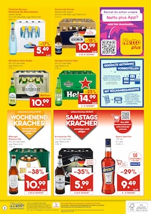 Krombacher im Netto Marken-Discount Prospekt "DER ORT, AN DEM DU IMMER AUSGEZEICHNETE PREISE FINDEST." mit 2 Seiten (Schwerte (Hansestadt an der Ruhr))