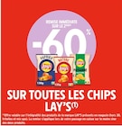 Intermarché La Jarrie - Promo -60 % remise immédiate sur le 2ème sur toutes les chips LAY'S Promo -60 % remise immédiate sur le 2ème sur toutes les chips LAY'S à dans le catalogue Intermarché à La Jarrie