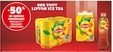 Promo -50% de remise immédiate sur le 2ème produit identique sur tout Lipton Ice Tea à  dans le catalogue Bi1 à Nolay