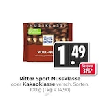 Aktuelle Ritter Sport Angebote bei Hieber in Freiburg (Breisgau) Aktuelles Nussklasse oder Kakaoklasse Angebot bei Hieber in Freiburg (Breisgau) ab 1,49 €
