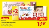 Schokolade Angebote von Kinder bei Lidl Wolfenbüttel für 1,49 €