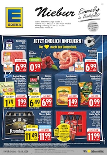 EDEKA Prospekt der Woche "Aktuelle Angebote" Seite 1, 08.06.2026 bis 13.06.2026 für Bielefeld Aktueller EDEKA Prospekt "Aktuelle Angebote" Seite 1 von 26 Seiten für Bielefeld
