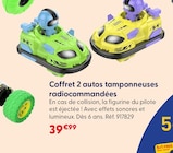 Coffret 2 autos tamponneuses radiocommandées - La Grande Récré à Saint-Étienne Coffret 2 autos tamponneuses radiocommandées en promo chez La Grande Récré Saint-Étienne à 39,99 €