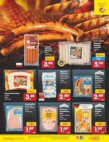 Wurst im Netto Marken-Discount Prospekt "Aktuelle Angebote" mit 44 Seiten (Recklinghausen)