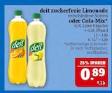 Aktuelle Cola Angebote bei Marktkauf in Plauen Aktuelles zuckerfreie Limonade oder Cola-Mix Angebot bei Marktkauf in Plauen ab 0,89 €