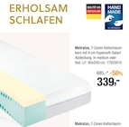 Matratze im Angebot bei Opti-Wohnwelt in Eisenach Matratze Angebote von Hemafa bei Opti-Wohnwelt Eisenach für 339,00 €