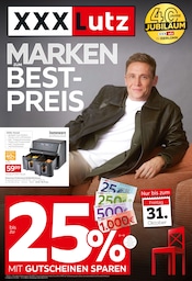 XXXLutz Möbelhäuser Möbel & Einrichtung Prospekt der aktuellen Woche mit 24 Seiten, gültig von 27.10.2025 bis 09.11.2025, in Menden und Umgebung Aktueller XXXLutz Möbelhäuser Möbel & Einrichtung Prospekt in Menden und Umgebung, "MARKEN ZUM BESTPREIS" mit 24 Seiten, 27.10.2025 - 09.11.2025