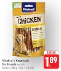 Kausnack für Hunde im Angebot bei EDEKA in Bad Homburg Kausnack für Hunde Angebote von Vitakraft bei EDEKA Bad Homburg für 1,89 €