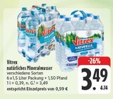 Aktuelles natürliches Mineralwasser Angebot bei EDEKA in Leipzig ab 3,49 €