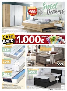 Matratze im BRAUN Möbel-Center Prospekt "TRENDS ZUM MITNEHMEN" mit 16 Seiten (Reutlingen)