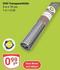 Transparentfolie Angebote von OHO bei GLOBUS Leipzig für 0,99 €