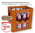 Aktuelle Mineralwasser Angebote bei GLOBUS in Leipzig Aktuelles Himbeerbrause Angebot bei GLOBUS in Leipzig ab 3,99 €