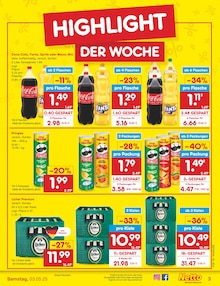 Coca Cola im Netto Marken-Discount Prospekt "Aktuelle Angebote" mit 44 Seiten (Darmstadt)
