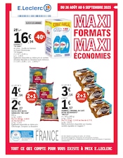 Prospectus E.Leclerc à Saint-Martin-des-Champs, "MAXI FORMATS MAXI ÉCONOMIES", 52 pages de promos valables du 26/08/2025 au 06/09/2025