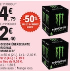 Boisson énergisante original - MONSTER dans le catalogue E.Leclerc