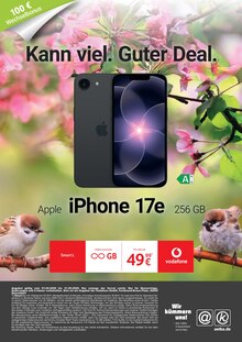 iPhone im aetka Prospekt "Deine Wahl für neue Maßstäbe." mit 4 Seiten (Nürnberg)