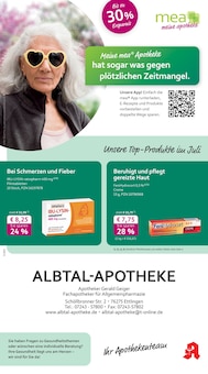 Aktueller mea - meine apotheke Prospekt für Ettlingen und Ungebung, Seiten zum blättern mea - meine apotheke Prospekt Unsere Juli-Angebote mit Seiten in Ettlingen und Umgebung