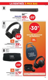 Promos Casque Audio dans le catalogue "SUPER U" de Super U Casque Audio en promo dans le catalogue Super U à la page 25
