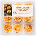 9 Mini Quiches Lorraines dans le catalogue Carrefour Market