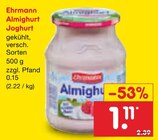 Almighurt Joghurt Angebote von Ehrmann bei Netto Marken-Discount Oldenburg für 1,11 €