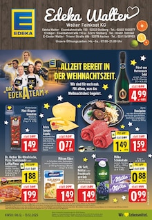 EDEKA Prospekt der Woche "Aktuelle Angebote" Seite 1, 08.12.2025 bis 13.12.2025 für Stolberg Aktueller EDEKA Prospekt "Aktuelle Angebote" Seite 1 von 34 Seiten für Stolberg