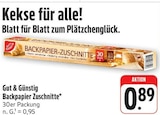 Backpapier Zuschnitte im Angebot bei EDEKA in Dresden Backpapier Zuschnitte Angebote von Gut & Günstig bei EDEKA Dresden für 0,89 €