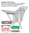 Standtrockner Classic Siena im Angebot bei GLOBUS in Saarbrücken Standtrockner Classic Siena Angebote von LEIFHEIT bei GLOBUS Saarbrücken für 22,99 €
