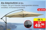Aktuelles Alu-Ampelschirm Angebot bei Zimmermann in Göttingen ab 49,99 €