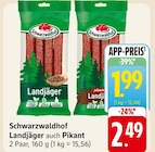 EDEKA Gaildorf - Landjäger Angebot im Prospekt Landjäger bei EDEKA im Gaildorf Prospekt für 1,99 €