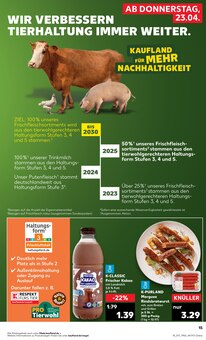Milch im Kaufland Prospekt "KNÜLLER" mit 66 Seiten (Wolfsburg)