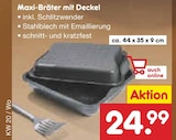 Netto Marken-Discount Markersbach - Maxi-Bräter mit Deckel Angebot im Prospekt Maxi-Bräter mit Deckel bei Netto Marken-Discount im Markersbach Prospekt für 24,99 €