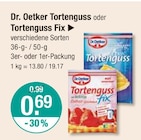 Dr Oetker im V-Markt Prospekt Tortenguss von Dr. Oetker im aktuellen V-Markt Prospekt für 0,69 €