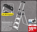 Aluminiumleiter XL im Angebot bei E center in Trier Aluminiumleiter XL Angebote bei E center Trier für 39,99 €