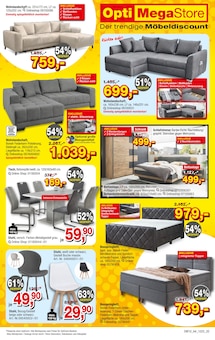 Boxspringbett im Opti-Wohnwelt Prospekt "Stressless - A place that moves you" mit 18 Seiten (Bremen)