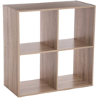 Étagère 4 cases Mix n'modul  67.6×32×67.6cm à 27,99 € dans le catalogue Maxi Bazar