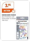 Duo Fineliner und Fasermaler von Eberhard Faber im aktuellen Müller Prospekt für 3,95 €