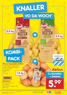 Kartoffeln im Netto Marken-Discount Prospekt "Aktuelle Angebote" mit 65 Seiten (Ingolstadt)