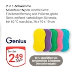 2 in 1-Schwämme im Angebot bei GLOBUS in Salzgitter 2 in 1-Schwämme Angebote von Genius bei GLOBUS Salzgitter für 2,49 €