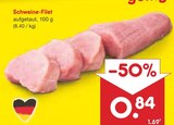 Schweine-Filet im Angebot bei Netto Marken-Discount in Freiberg Schweine-Filet Angebote bei Netto Marken-Discount Freiberg für 0,84 €