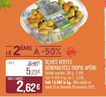 Supermarchés Match Halluin - Promo Olives vertes dénoyautées Promo Olives vertes dénoyautées à 5,23 € dans le catalogue Supermarchés Match à Halluin