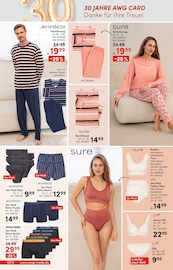 Dessous im AWG Prospekt in Albstadt Aktueller AWG Prospekt mit Dessous, "30 JAHRE AWG CARD", Seite 12