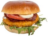 REWE - Crunchy Chicken Burger Italia Angebot im Prospekt Crunchy Chicken Burger Italia bei REWE im Prospekt für 3,00 €