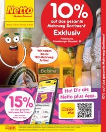 Der aktuelle Netto Marken-Discount Prospekt Der aktuelle Netto Marken-Discount Prospekt 10% auf das gesamte Mehrweg-Sortiment