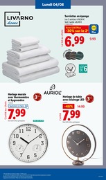 Prix et réduction Horloge Murale dans le prospectus Lidl en cours Offre Horloge Murale dans le catalogue Lidl du moment à la page 23