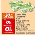 Compote pomme -30% de sucres - Netto dans le catalogue Netto