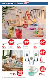 Prix et réduction Tasse dans le prospectus Super U en cours Offre Tasse dans le catalogue Super U du moment à la page 6