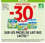 -30% remise immédiate sur les packs de Lait bio Lactel - Lactel dans le catalogue Intermarché Hyper