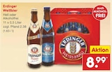 Aktuelles Weißbier Hell oder Alkoholfrei Angebot bei Netto Marken-Discount in Trier ab 8,99 €